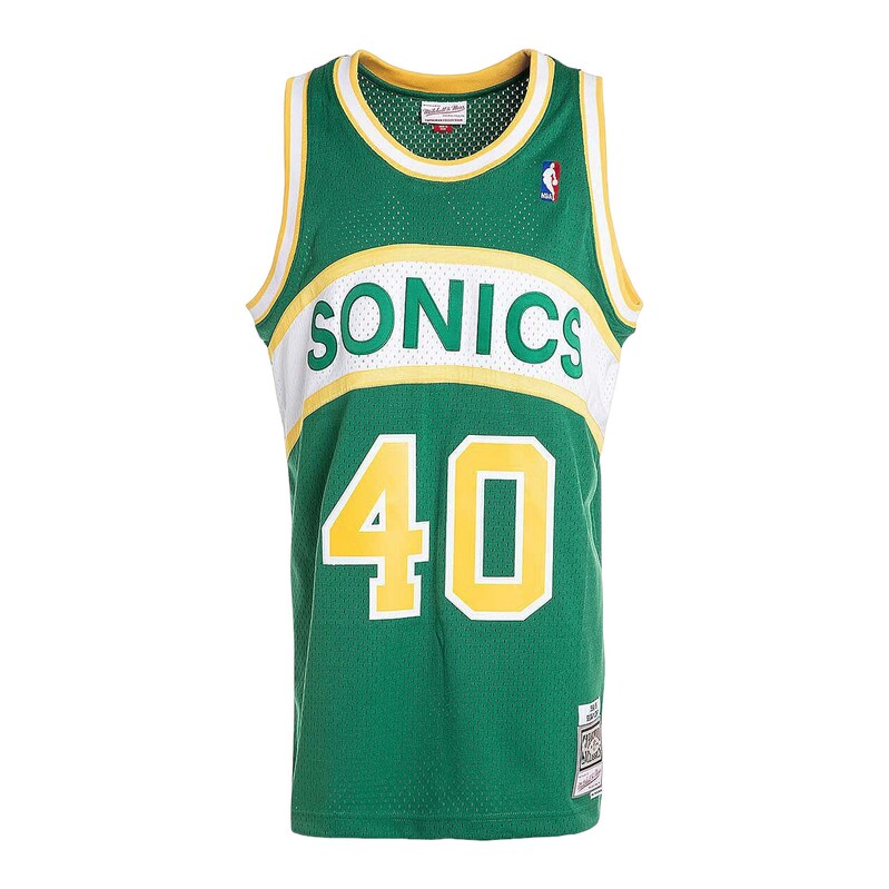 Mitchell & Ness Tričko světle žlutá / zelená / přírodní bílá