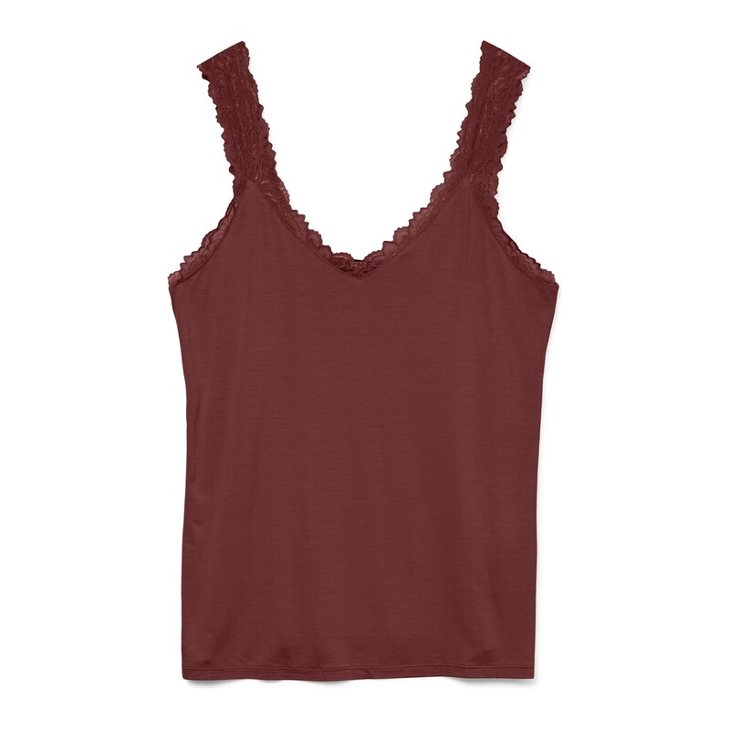 Vero Moda Curve Top VMCROSA vínově červená