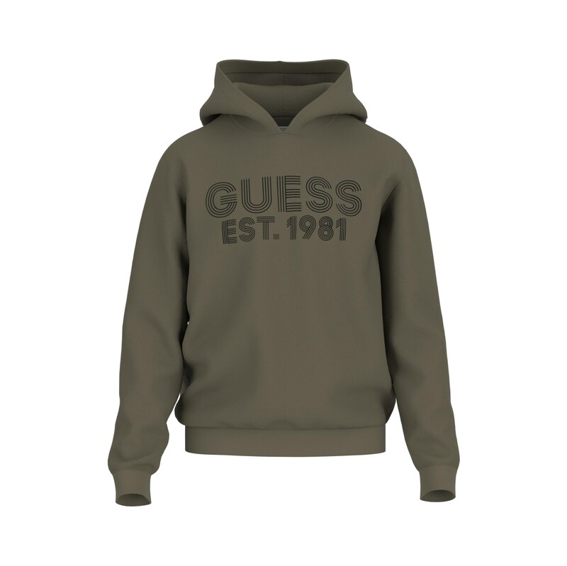 GUESS Mikina BEAU khaki