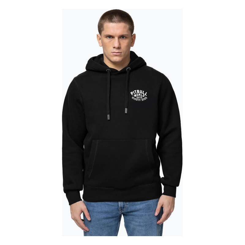 Pánská mikina Pitbull Hero Hooded black