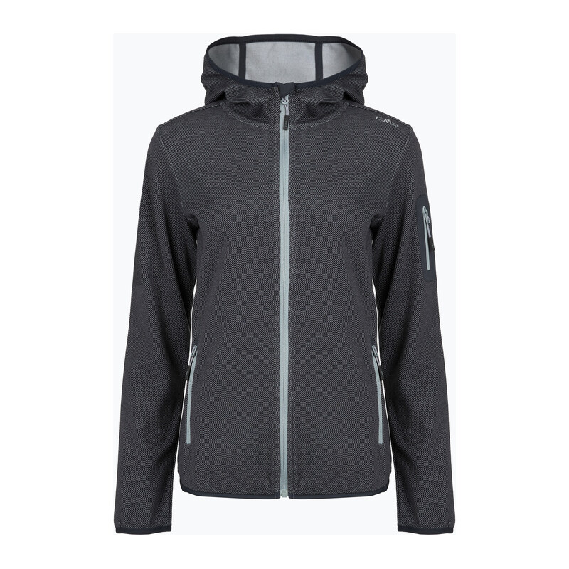 Dámská trekingová mikina CMP 34H6376 Fix Hood black/cement