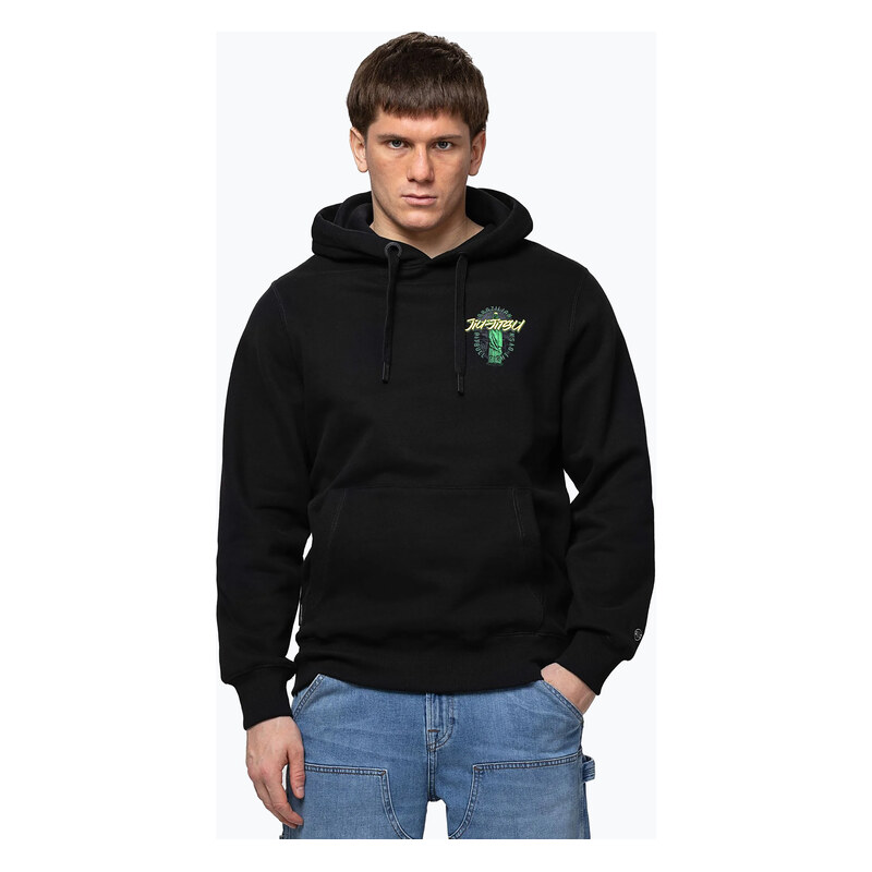 Pánská mikina Pitbull Bjj Fight Dvsn Hooded black