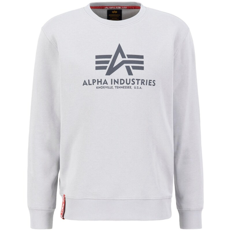 ALPHA INDUSTRIES Mikina šedá / tmavě šedá