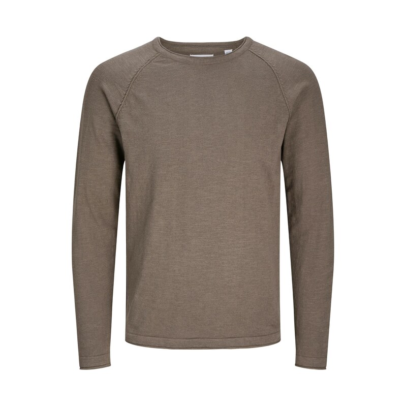 Jack & Jones Plus Svetr JJBREEZE čokoládová