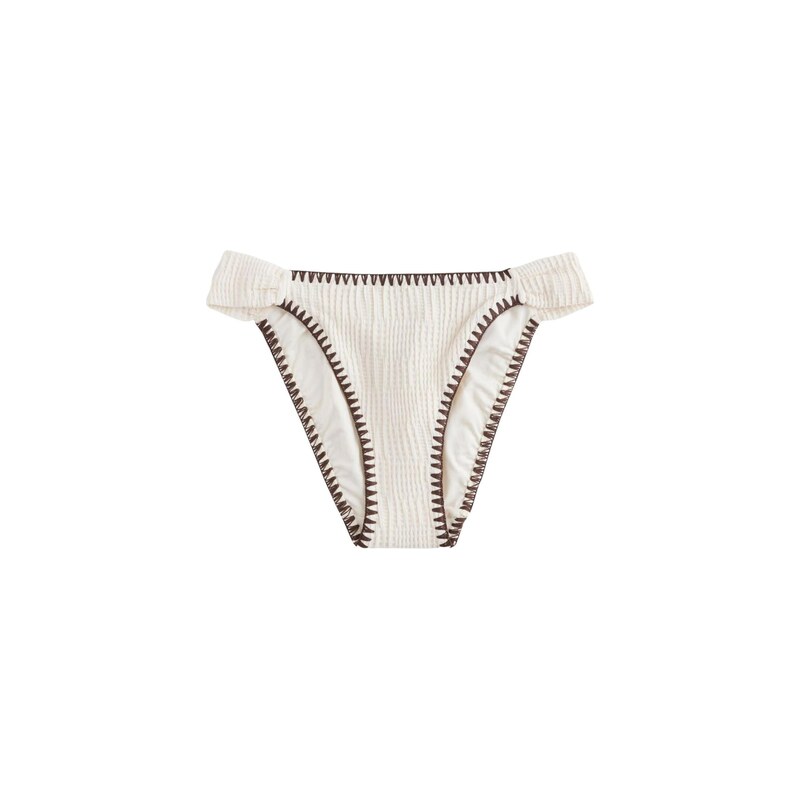 Mint Velvet Spodní díl plavek krémová / čokoládová