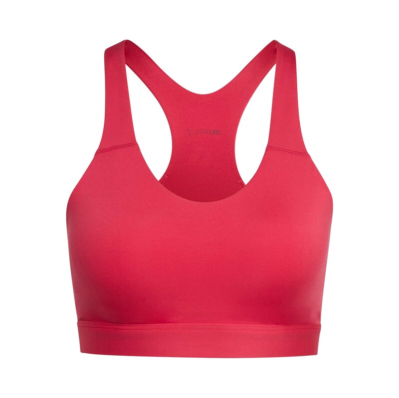 ADIDAS PERFORMANCE Sportovní podprsenka OPT ESS magenta / bílá