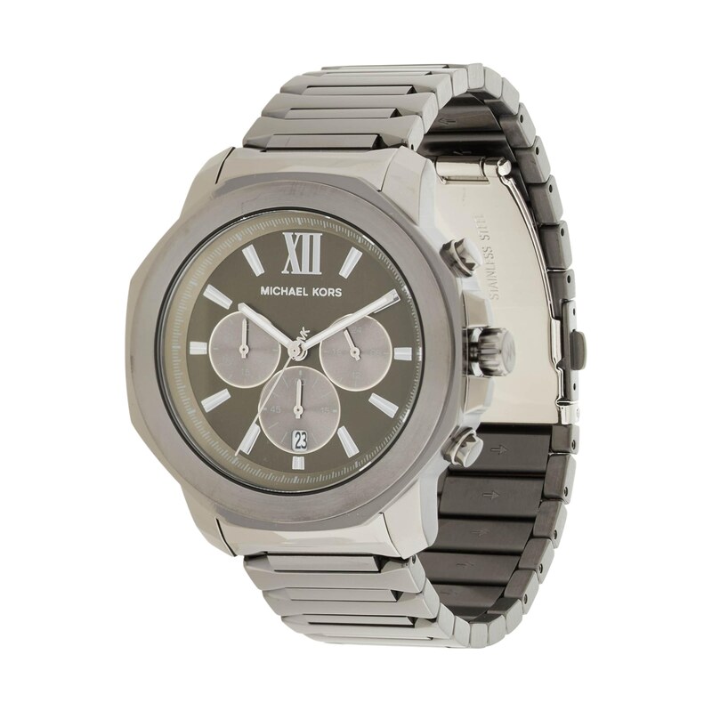 Michael Kors Analogové hodinky PRESCOTT stříbrně šedá