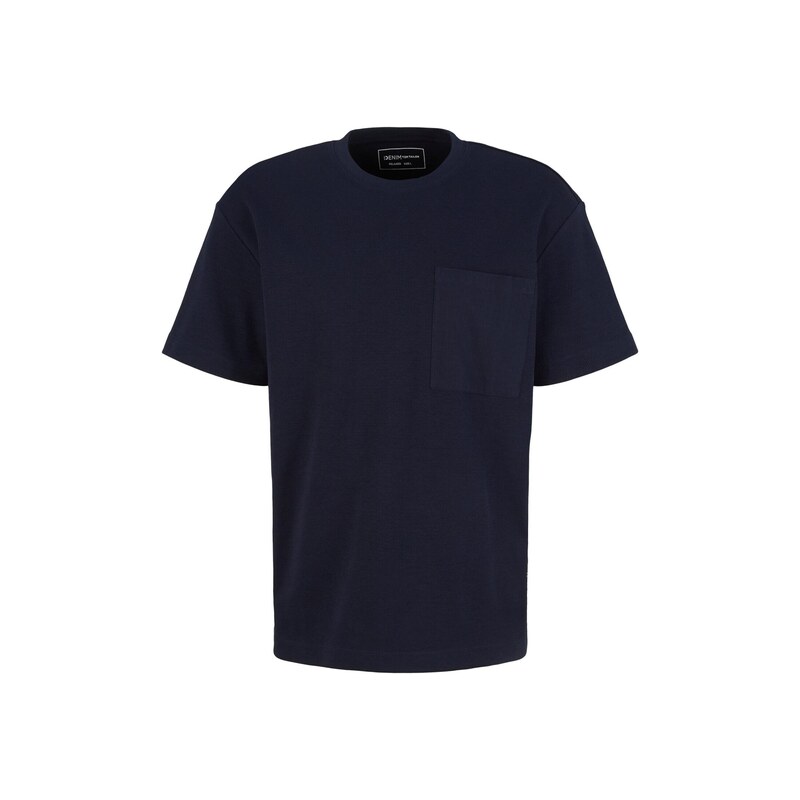 TOM TAILOR DENIM Tričko tmavě modrá