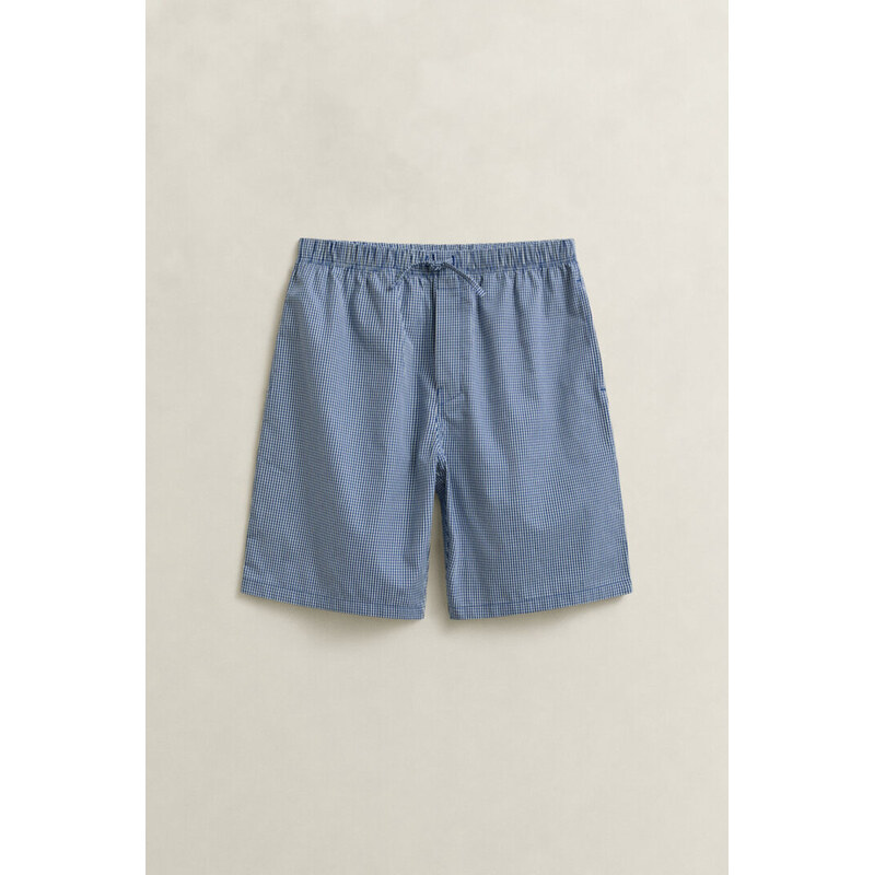 SPODNÍ PRÁDLO GANT MINI GINGHAM POPLIN PAJAMA SHORTS COLLEGE