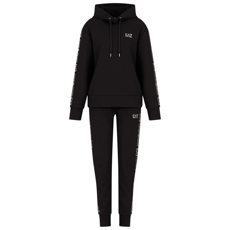 Emporio Armani Joggingová souprava černá / bílá