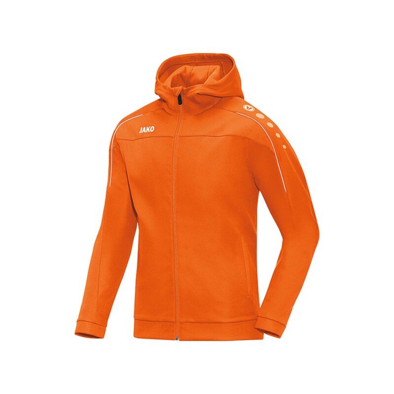 JAKO Sportovní bunda oranžová / bílá