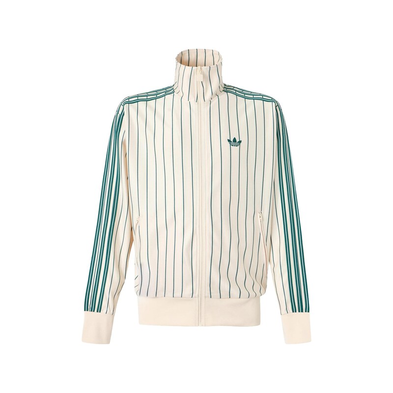 ADIDAS ORIGINALS Mikina FIREBIRD krémová / smaragdová