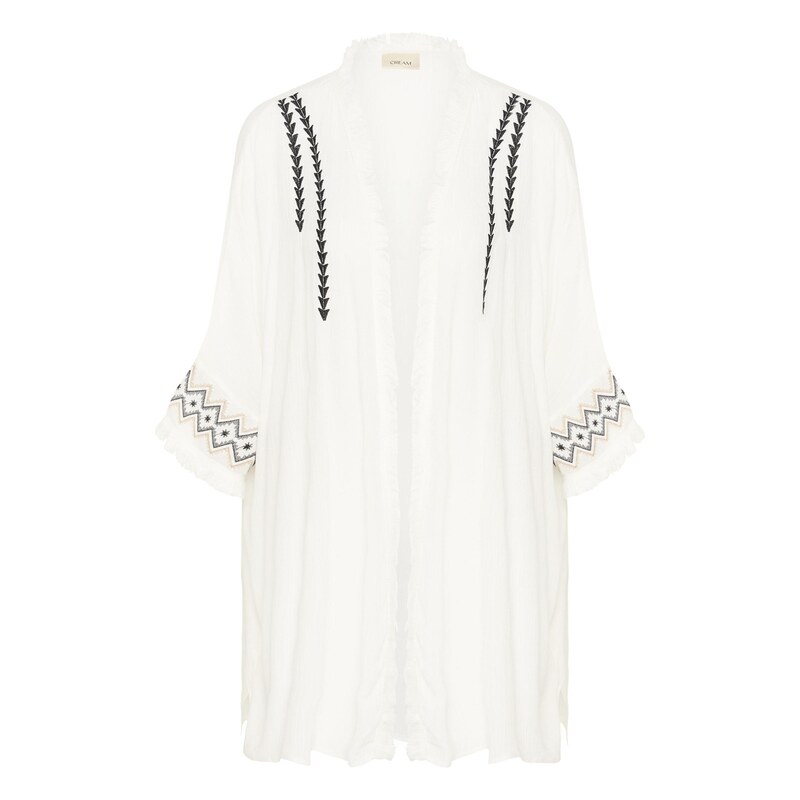 Cream Kimono CRFrottie černá / bílá