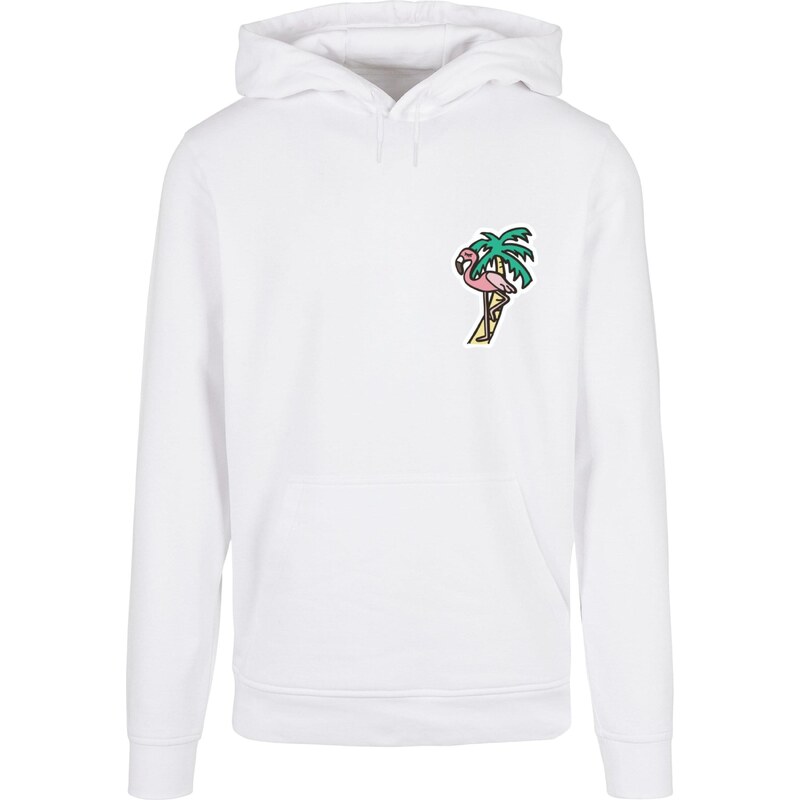 Mister Tee Mikina Flamingo pastelově žlutá / zelená / pink /