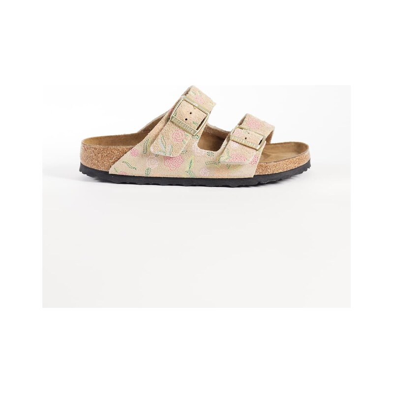 Birkenstock Arizona suede sandals in sandcastle flower print