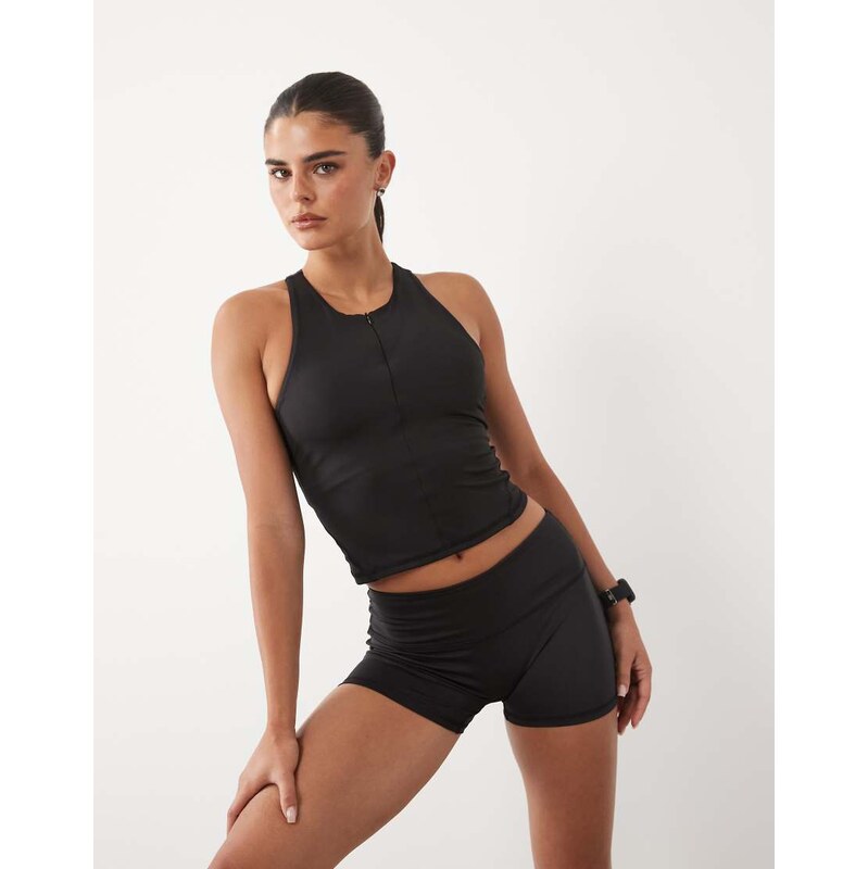 4505 active 3 inch booty shorts in black