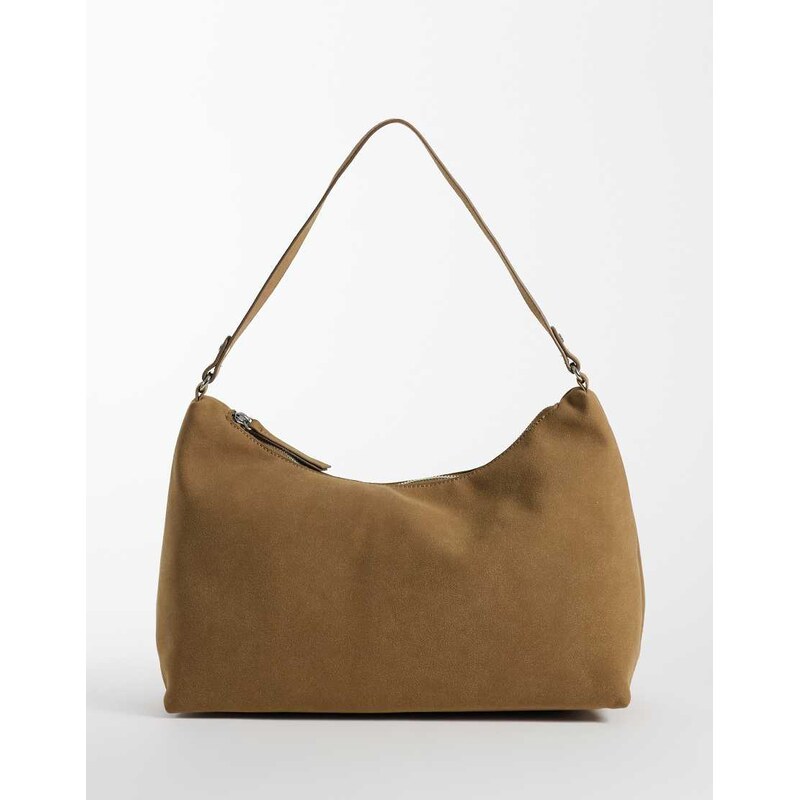 Gina Tricot slouchy shoulder bag in light brown