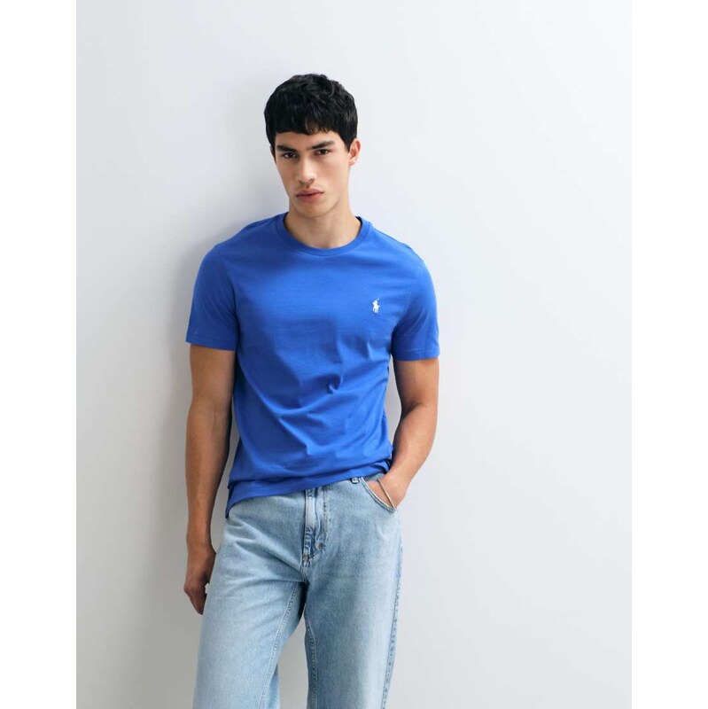 Polo Ralph Lauren icon logo custom slim t-shirt in dark blue
