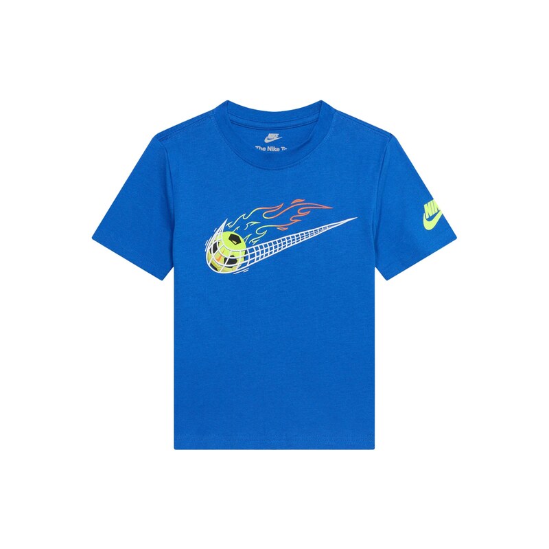 Nike Sportswear Tričko SOCCER SWOOSH královská modrá / jablko /