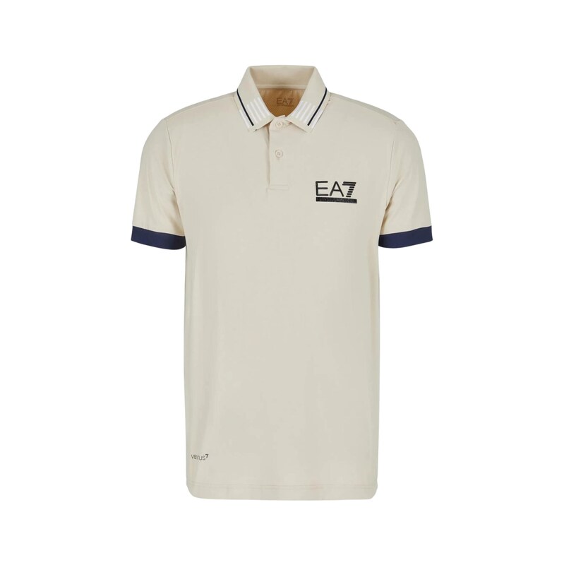 EA7 Emporio Armani Funkční tričko Golf Pro starobéžová /