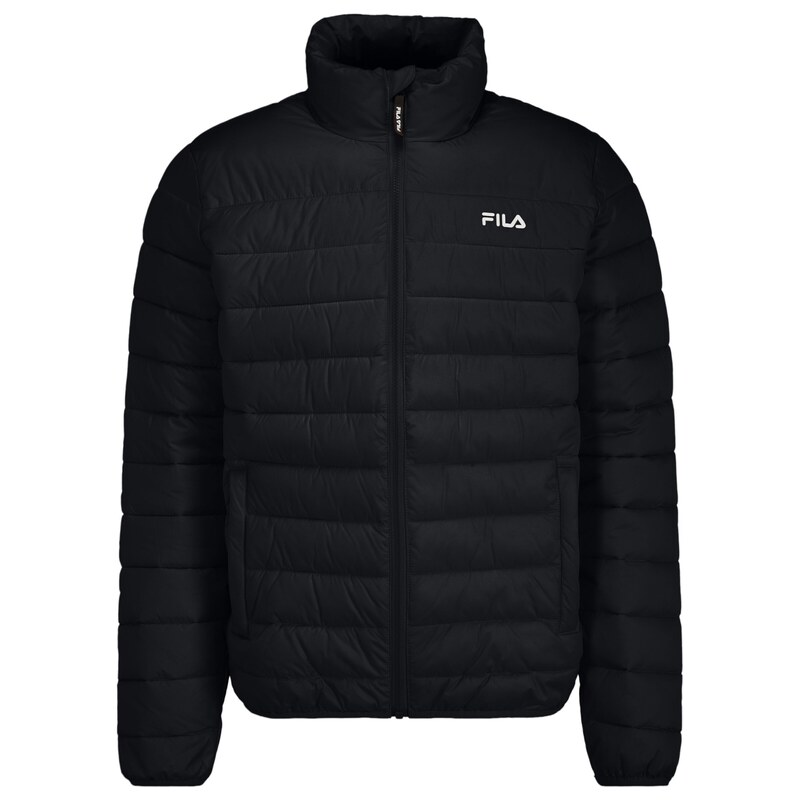 FILA Sportovní bunda BUTZBACH černá / bílá