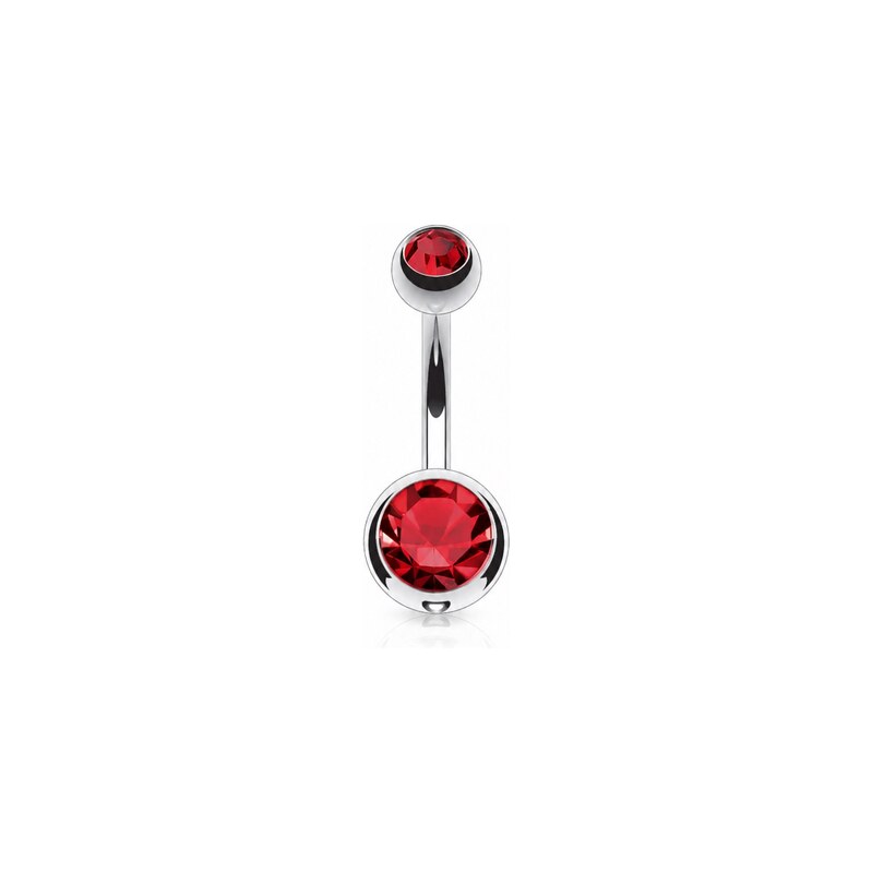 Atreya Titanový piercing do pupíku s barevnými zirkony Merey
