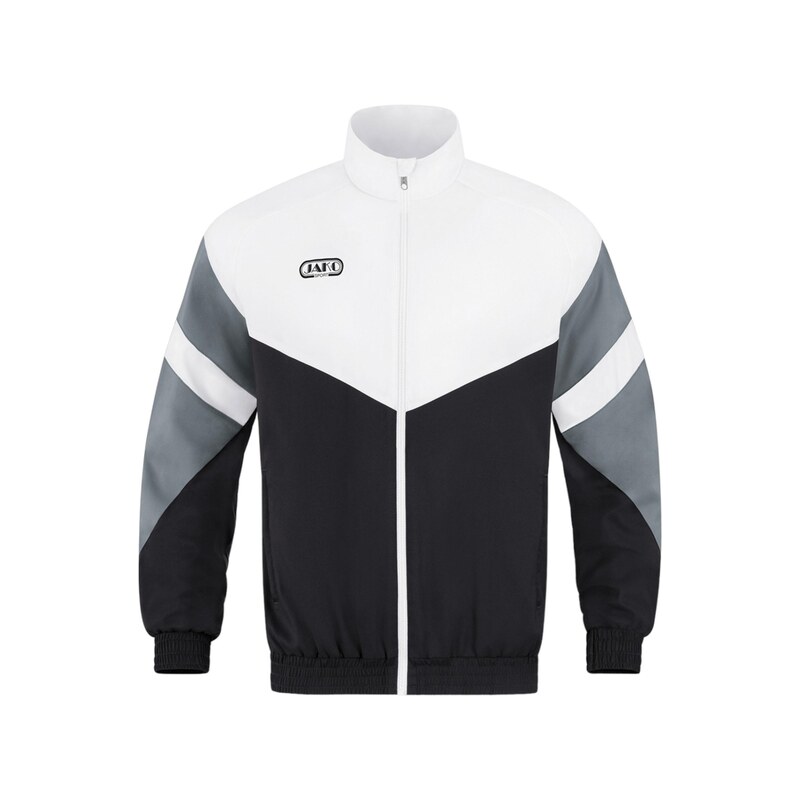 JAKO Sportovní bunda kouřově modrá / černá / bílá
