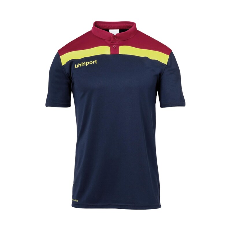 UHLSPORT Funkční tričko marine modrá / žlutá / bordó
