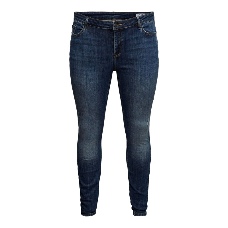 Vero Moda Curve Džíny VMCSeven tmavě modrá