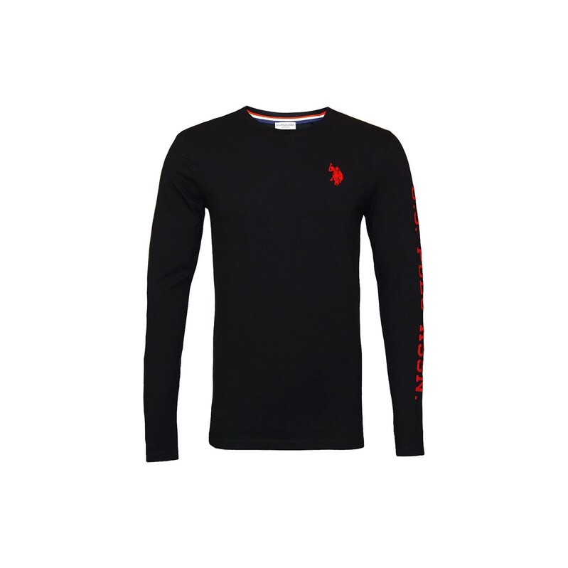 U.S. POLO ASSN. Tričko červená / černá