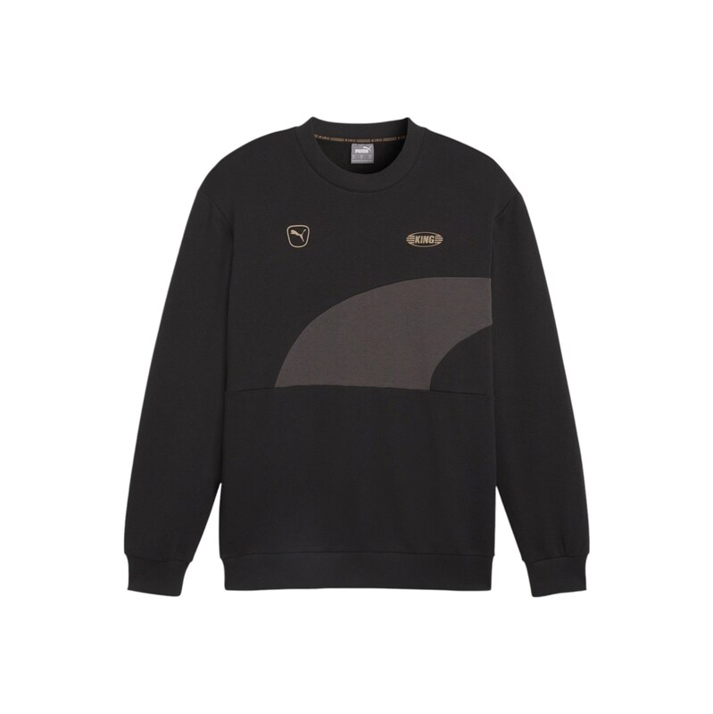 PUMA Sportovní mikina tmavě šedá / černá