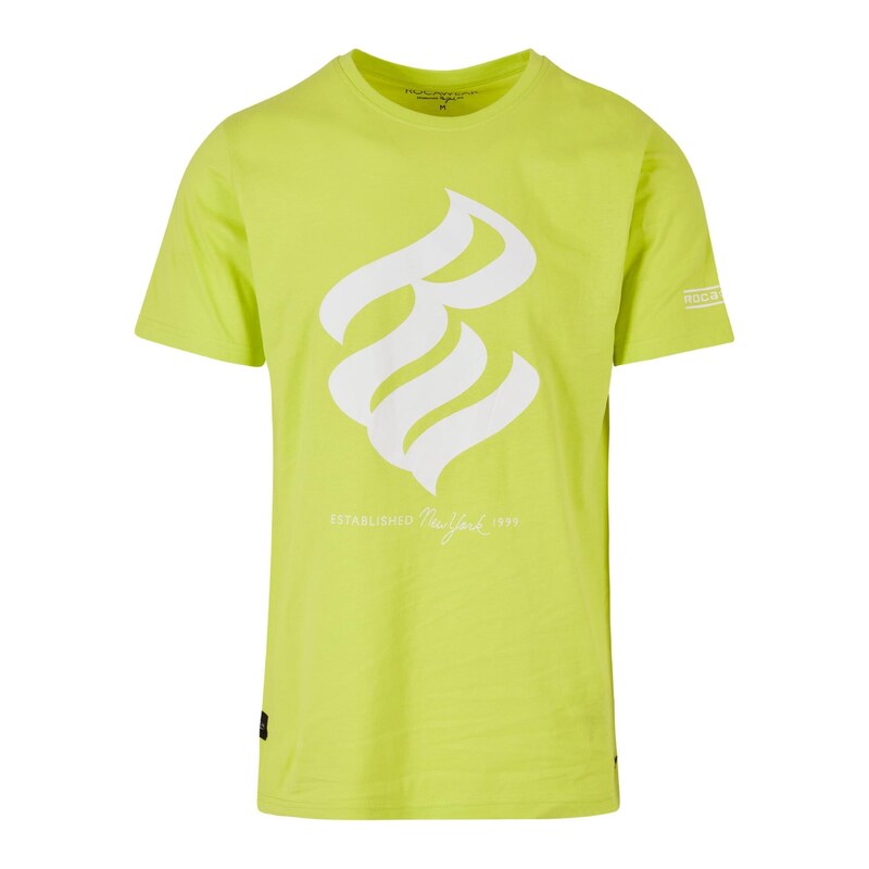ROCAWEAR Tričko limetková / bílá