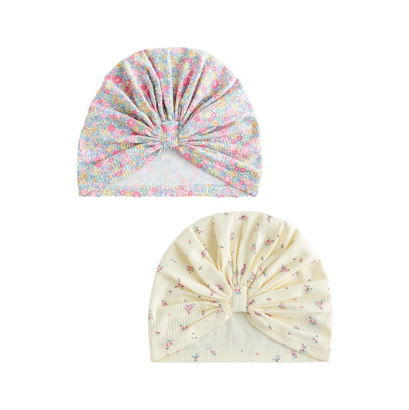 Next Čepice pastelově žlutá / zelená / pink / růžová
