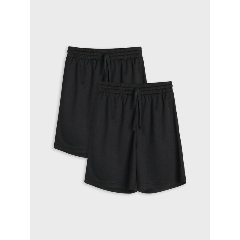 Sinsay - Sportovní kraťasy Active 2 pack - černá
