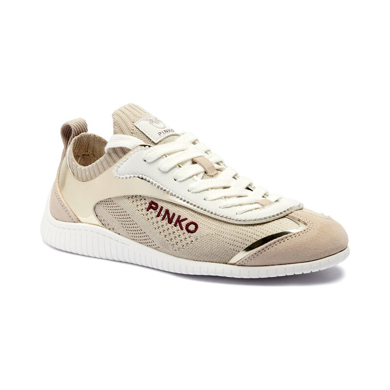 Pinko Tenisky Reby 03 s přídavkem kůže