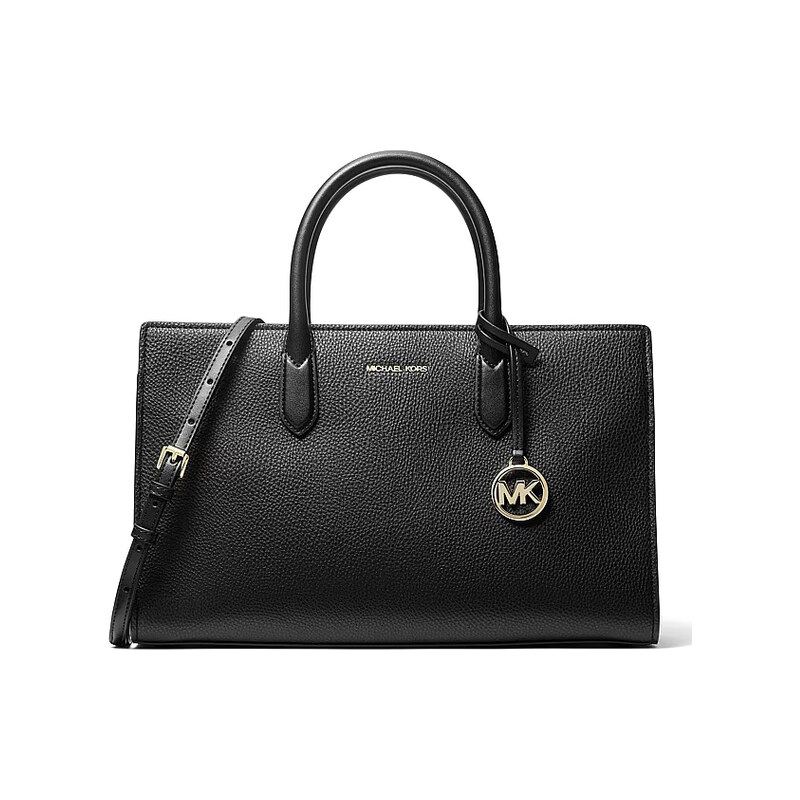 Michael Kors velká kožená kabelka do ruky černá
