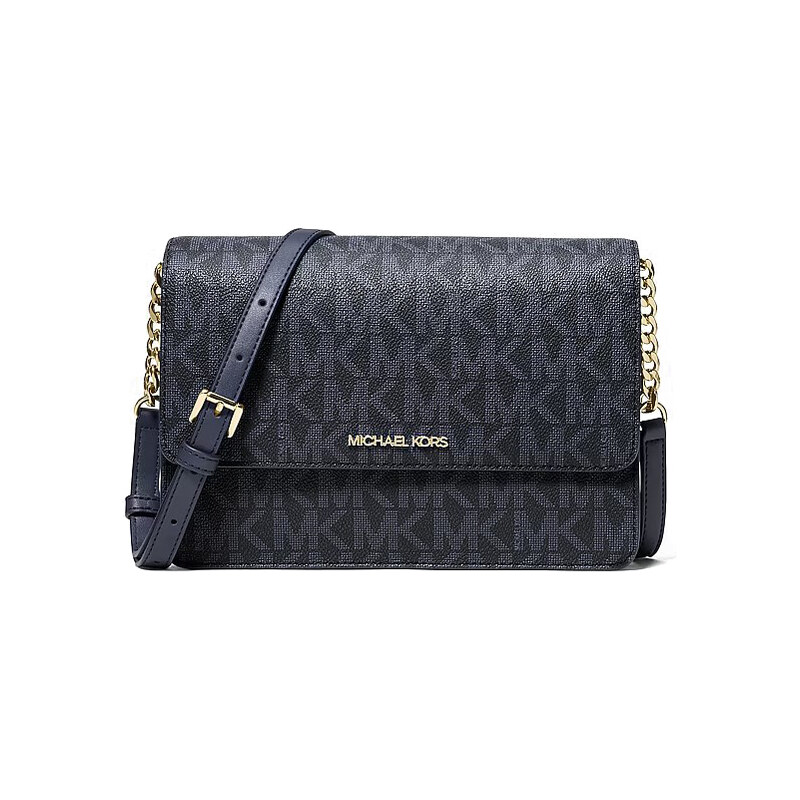 Michael Kors Dani large crossbody kabelka logo modrá