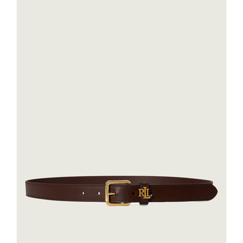 LAUREN RALPH LAUREN Kožený pásek Logo Keeper