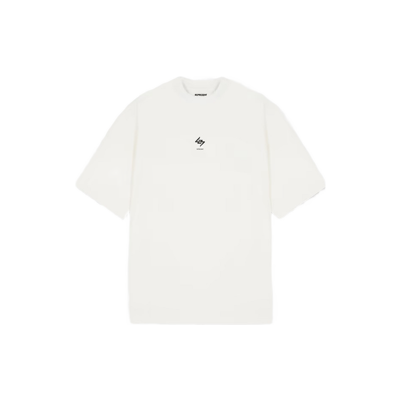 Represent 247 Motion Oversized T-Shirt Flat White