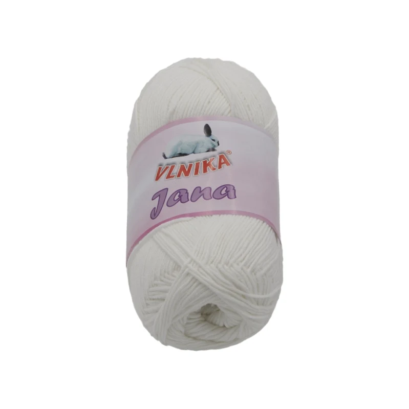 Bellatex Příze JANA 100g / 330 m Bílá