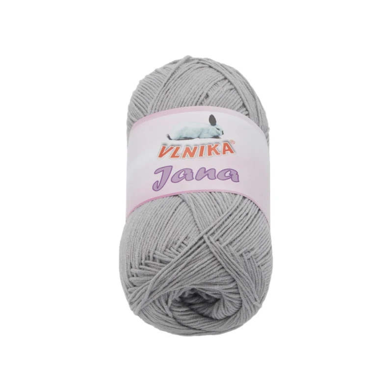 Bellatex Příze JANA 100g / 330 m Šedá