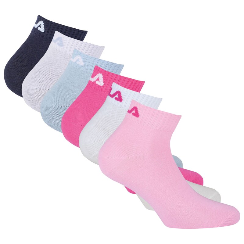 FILA Ponožky modrá / pink / bílá