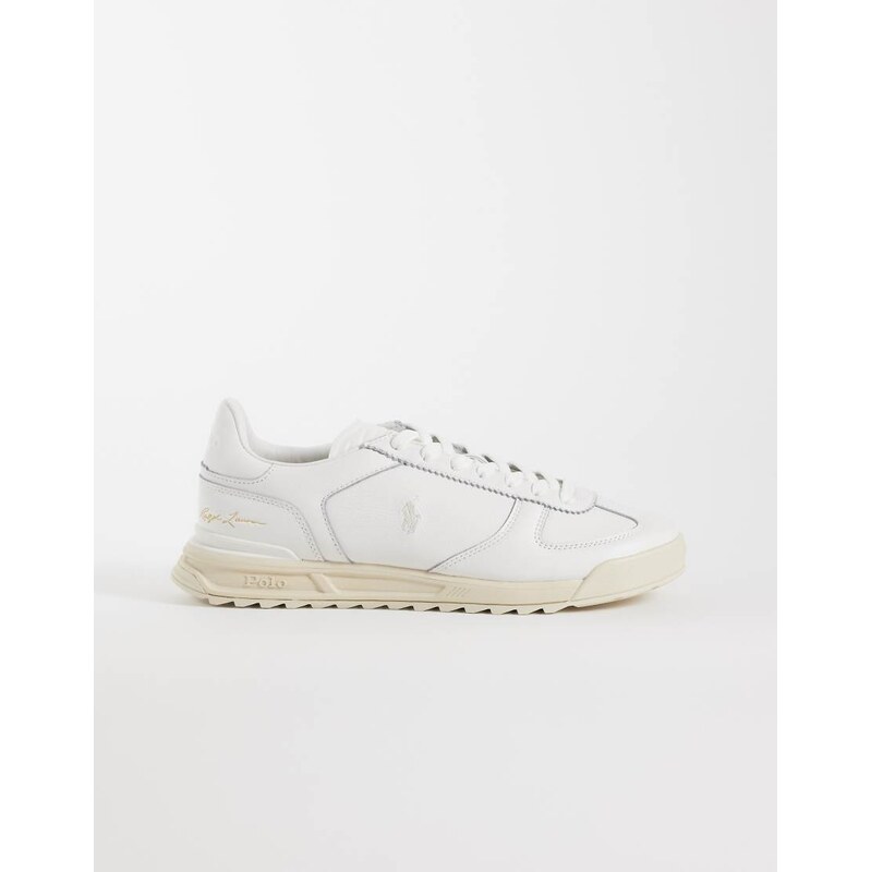 Polo Ralph Lauren Varick signature low top sneakers in white