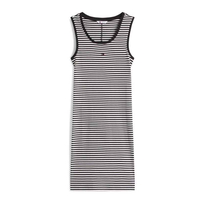 Tommy Jeans Šaty ESSENTIAL černá