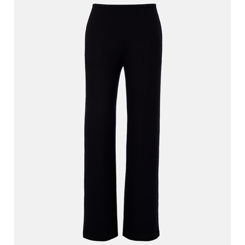 Leset Lauren jersey wide-leg pants