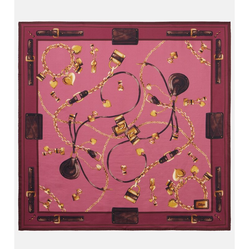 Chloe ChloÃ Paddington silk scarf