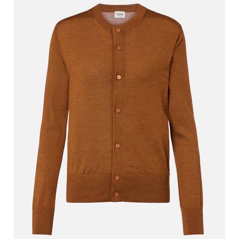 Tods Wool and silk-blend cardigan