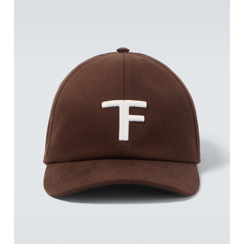 Tom Ford Logo cotton canvas baseball cap