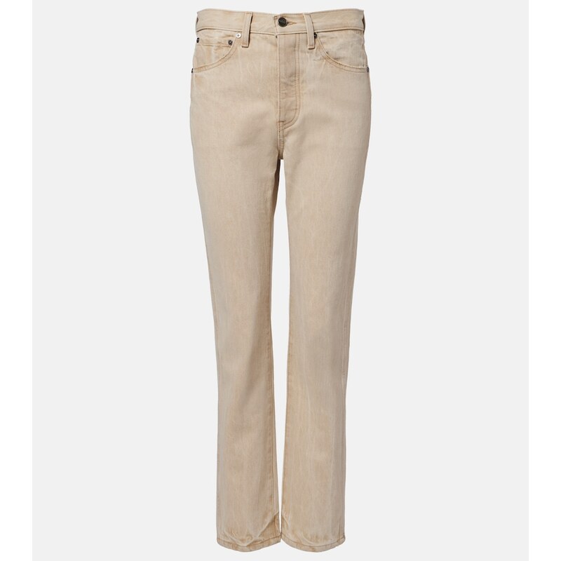 Khaite Finley cropped straight jeans