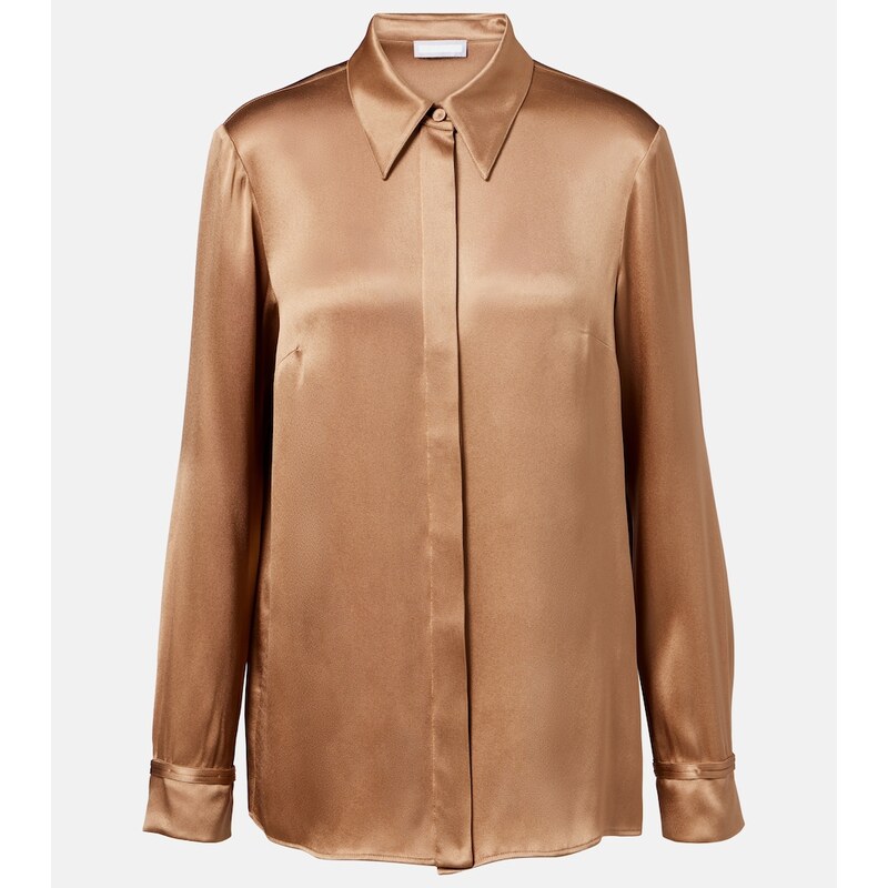 Gabriela Hearst Cruz silk satin shirt